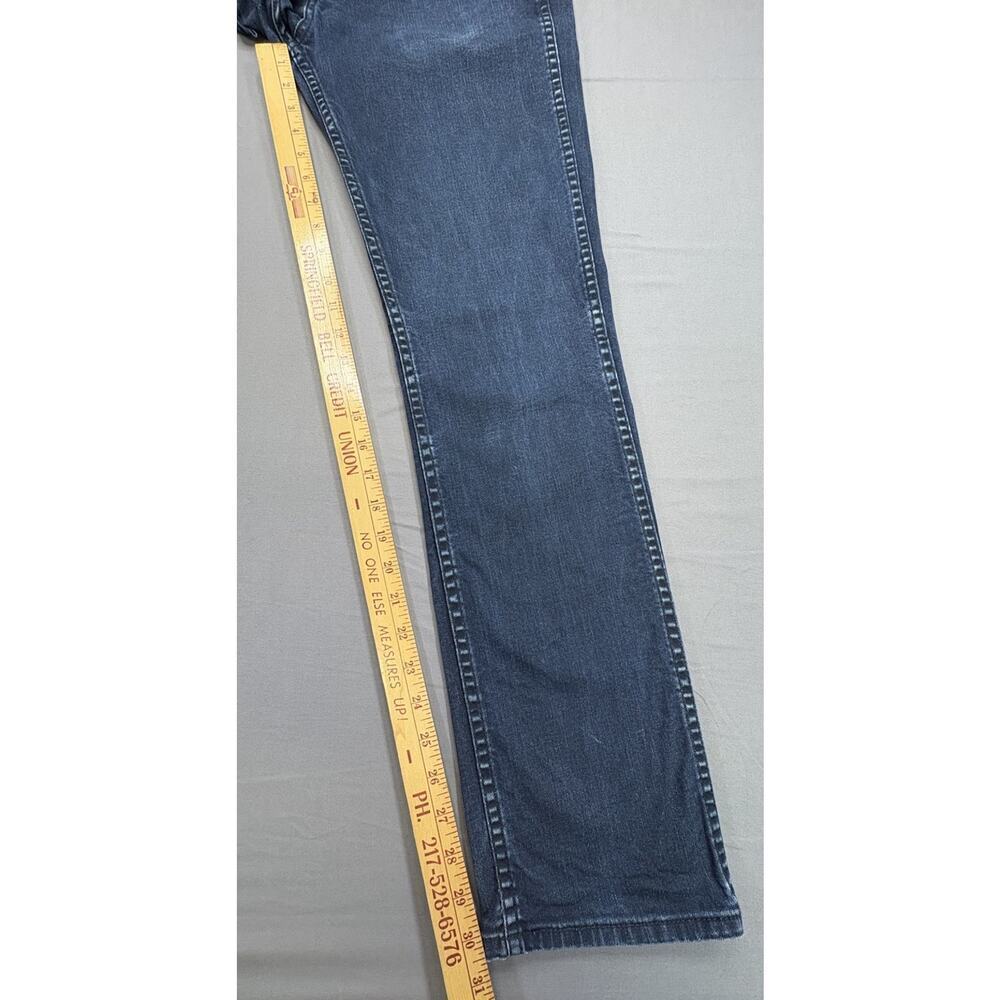 Levi's 511 Jeans Men’s 31x32 Blue Denim Modern Slim Fit Dark Wash Straight Leg - Picture 3 of 8